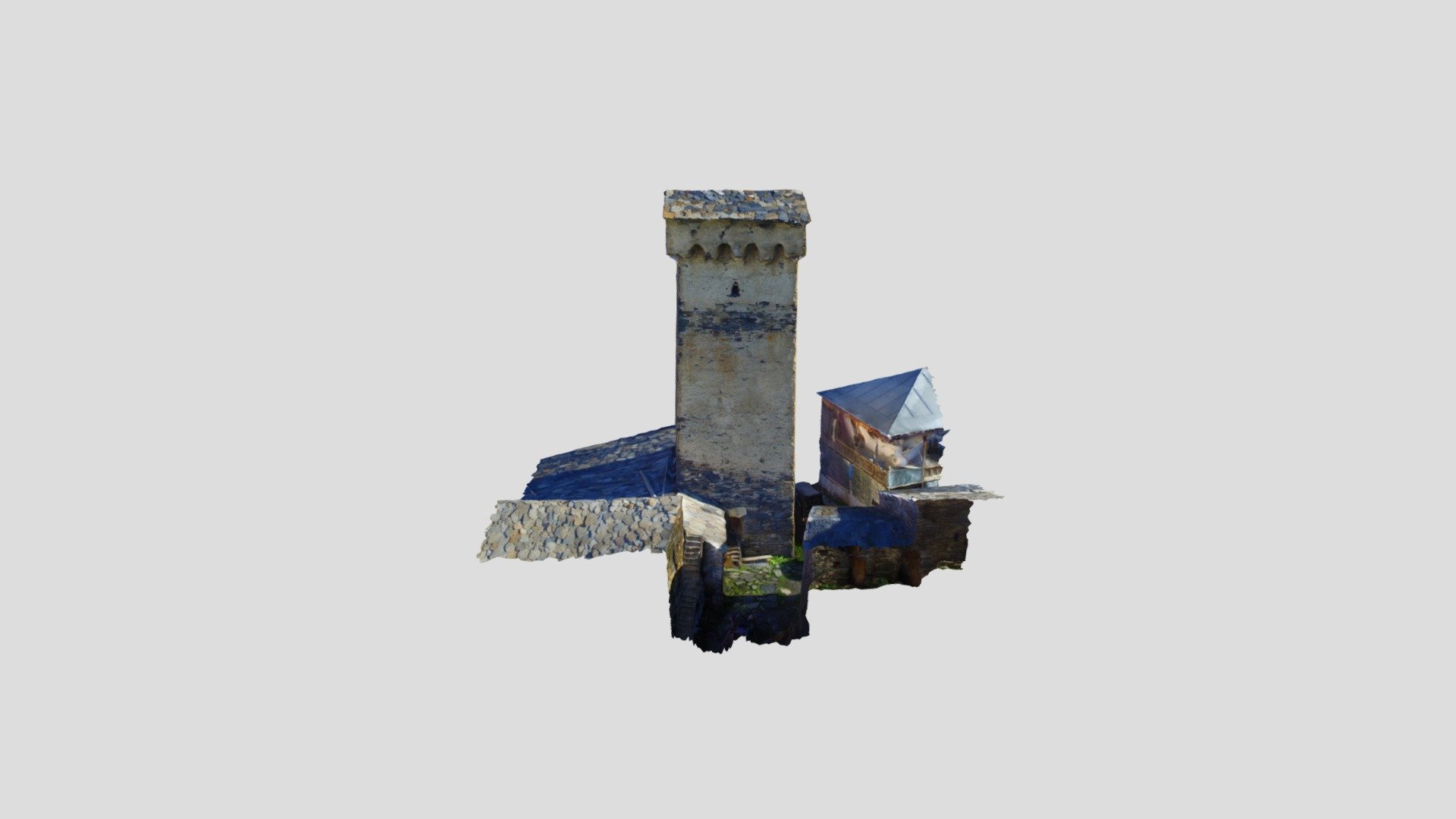 restored tower - download free 3d model 3dpast 6efc254 3D print model - Mito3D