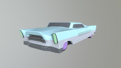 retro-futuristic cruiser concept - buy royalty free 3d model mazormedia 1f497eb 3d print model - Mito3D