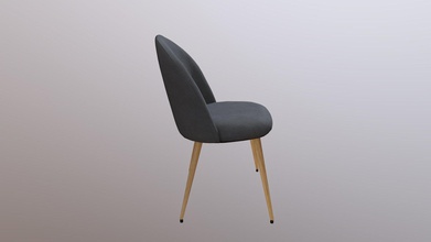 retro-modernista cadeira de jantar - modelo 3d oletobiesen 138f147 disponível unity asset store &ndash adequados moderna, à moda antiga átomo punk salas 3d print model - Mito3D