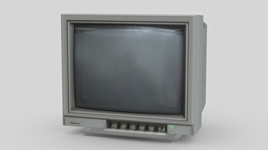 retro monitor - buy royalty free 3d model 3dee mellydeeis 1403e0c 3d print model - Mito3D