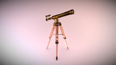 retro-vintage-teleskop - 3d-Modell xa xclusive arts markus wehner matrixxp89 ce84308 3d print model - Mito3D