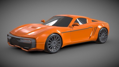 retrostylé concept voiture acheter royalties libre 3d modèle koleos3d fb545e4 3d print model - Mito3D