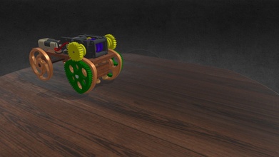 reuleaux wheels car wooden toy - download free 3d model trinityscsp 7b5602f 3d print model - Mito3D