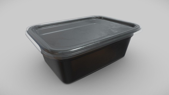 reusable lunch box container - disposable buy royalty free 3d model we3do we3domodel food storage packaging recycling paper pack cardboard foam biodegradable polystyrene recicle styrofoam cardboard-box food-container plastic compostable serveware 3d print model - Mito3D