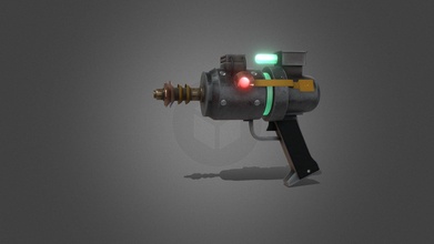 Rick morty laser pistola 3d modello abhilash grande abhilash5 0f4d85b 3d print model - Mito3D