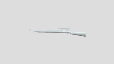 rifle - download free 3d model william0v0 c5564f3 3d print model - Mito3D