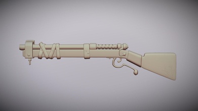 rifle gun - download free 3d model lonely ram jaedan 61b5e98 3d print model - Mito3D