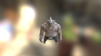 truccate animato rhino - modello 3d vilhelm lindroos froggageddon 829c749 3d print model - Mito3D