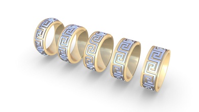 ring meander - buy royalty free 3d model marat 1f8e151 3d print model - Mito3D