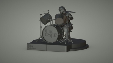Ringo starr 3d baskı satın almak telif Bedava model Ronnie yonk aa88bde 3d print model - Mito3D