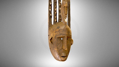 ritual tomo mask - 3d model malopolska virtual museums wirtualnemuzeamalopolski 66ca764 3d print model - Mito3D