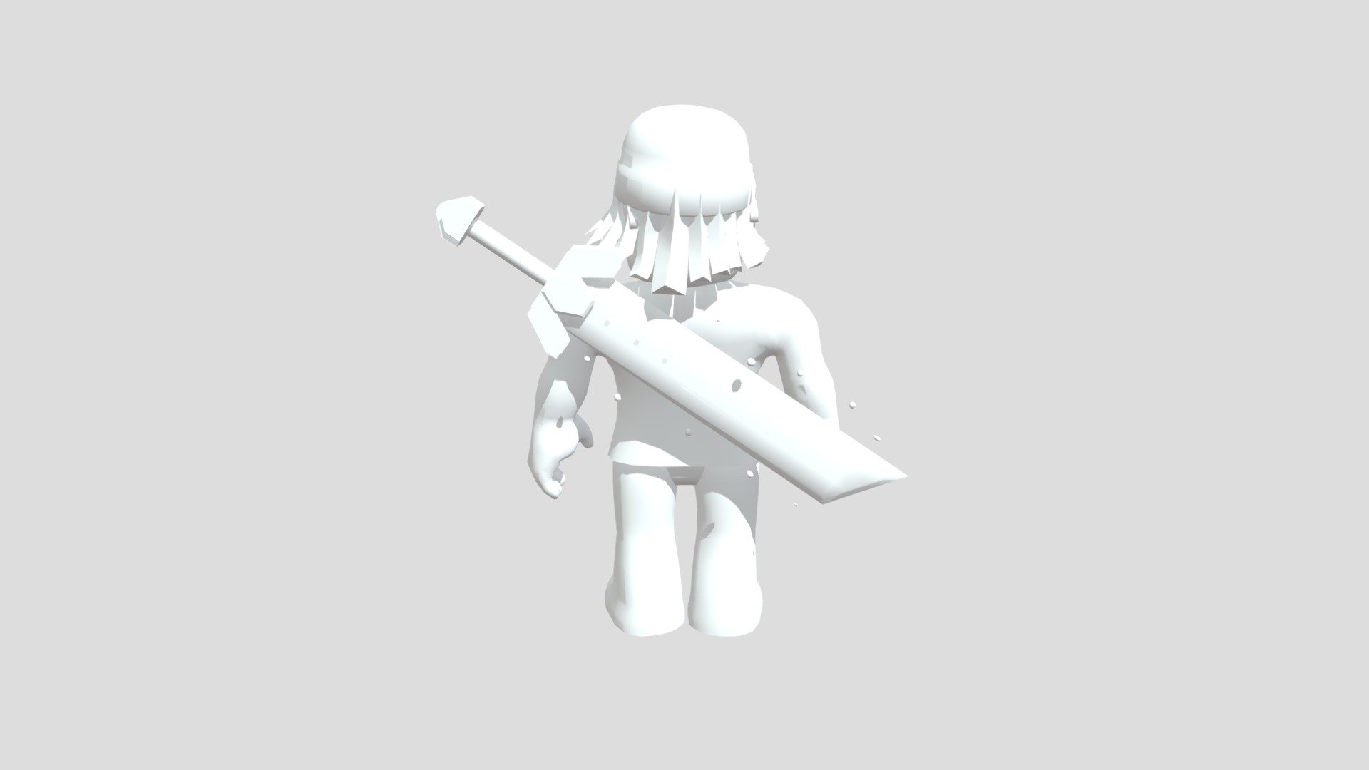 roblox character model - 3d dimensional games 9adce16 3D print model - Mito3D