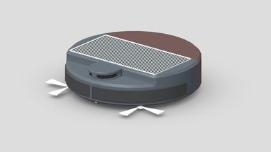 robot vacuum cleaner rob-vac - download free 3d model darkfrei 7d904c0 01 3d print model - Mito3D