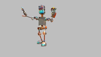 Roboter Wallycom 3d Animation download frei Modell fernandolavado 2e0ae06 3d print model - Mito3D