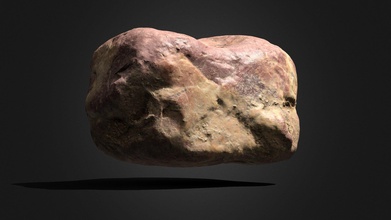 rock stone 13 rawscan - download free 3d model andrea spognetta spogna 080f256 3d print model - Mito3D