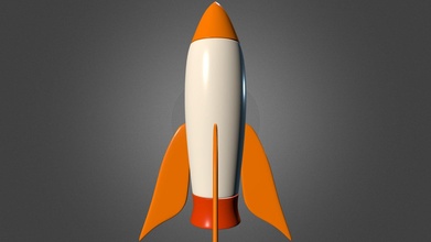 rocket - 3d model boris borisnikulin 4r2o6tv 3d print model - Mito3D