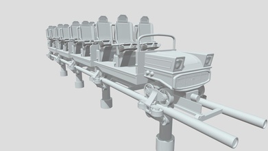 rouleau Coaster train modèle 3d gêner f3e9c78 3d print model - Mito3D
