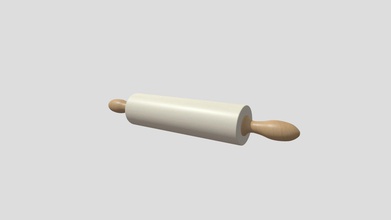 rolling pin - buy royalty free 3d model edplus 0768e6f subdivision level 1 mirrored textures 1024 x 2048 two wooden colors texture orange white materials rollingpin formats stl obj fbx dae x3d origin located middle-center polygons 7612 vertices 3808 hope you enjoy 3d print model - Mito3D
