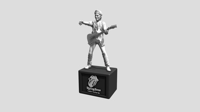 rolling stones keith richards - 3dprinting buy royalty free 3d model ronnie yonk c738537 3d print model - Mito3D
