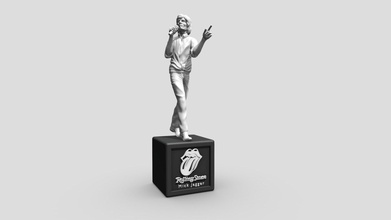 rolling stones mick jagger - 3dprinting buy royalty free 3d model ronnie yonk 62bc53d 3d print model - Mito3D