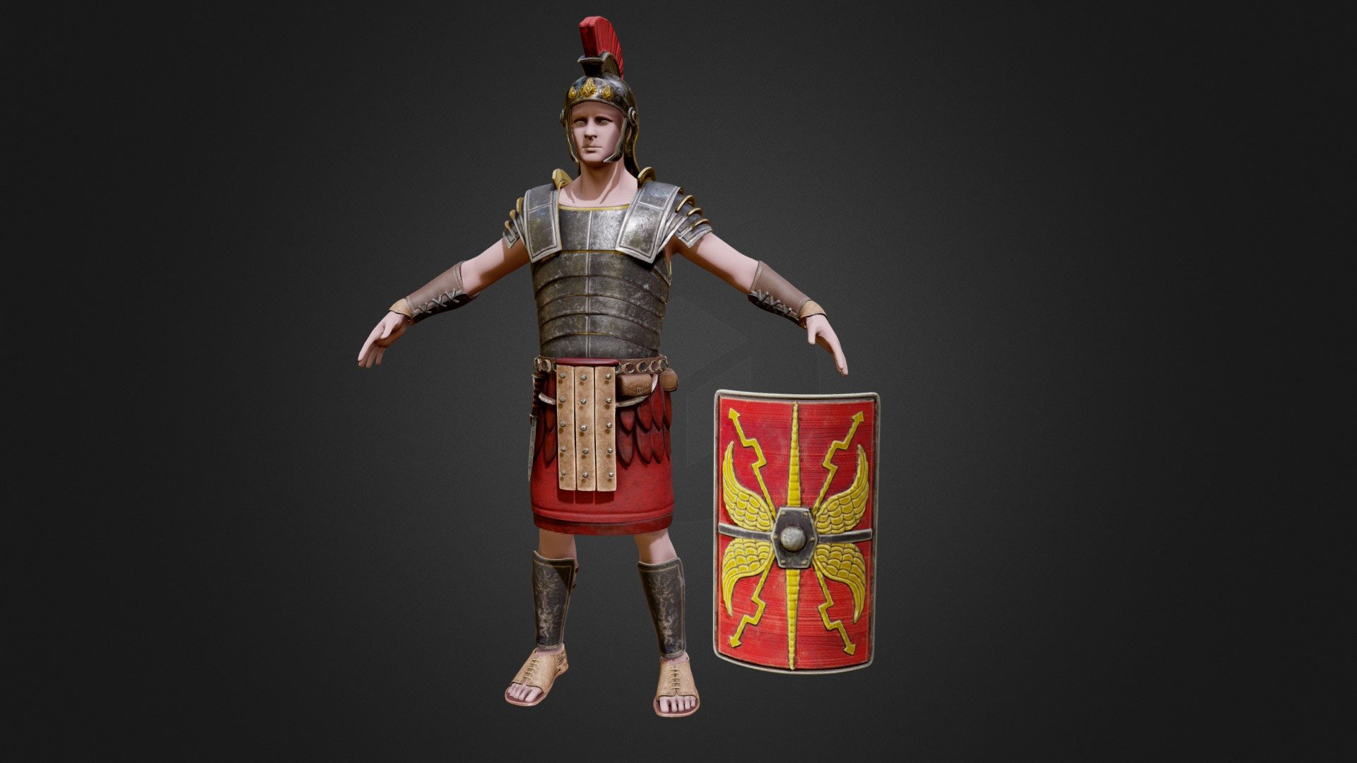 romano guerriero acquistare royalty gratuito 3d modello dsv86 8a224ba 3D print model - Mito3D