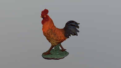 rooster - download free 3d model thunk3d lilyqin1 b1769d2 3d print model - Mito3D