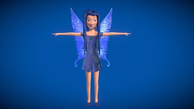 rosa lillyfly t-pose rigging animation - download free 3d model pieter ferreira badboy17aiden c2ebe5f here rigged version my fairy its have wings place tpose you if would like add anything use project hope guys enjoy added few geomteries eye points so can go round lashes please leave subscribe more models coming soon 3d print model - Mito3D