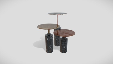 Rossato ameublement Claridge tables acheter royalties libre 3d modèle gogoskilla 1473a9b 3d print model - Mito3D