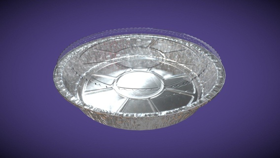 round aluminum mold - foil tray buy royalty free 3d model we3do we3domodel storage plate packaging recycling paper aluminium fastfood kitchenware biodegradable disposable junkfood container plastic foil-tray foil-container 3d print model - Mito3D
