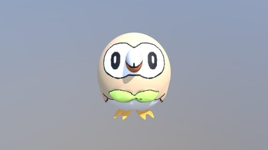 rowlett 3d model attempt - download free hafiy alhamid hafiyalhamidbackup 505a9de my modelling pokemon portfolio assignment 3d print model - Mito3D