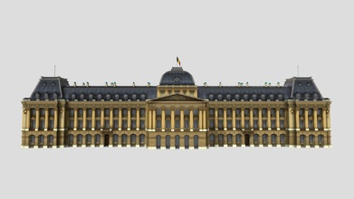 real Palácio Bruxelas Minecraft baixar livre 3d modelo lukas silano 9da8907 3d print model - Mito3D
