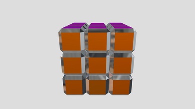 rubik's cube metal free - download 3d model 10sor af5d331 3d print model - Mito3D