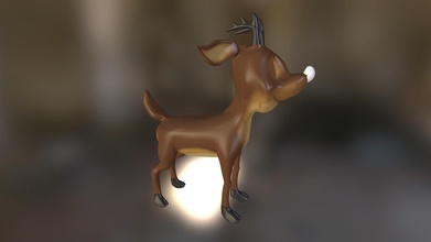 rudolph reindeer - 3d model antony999k 0fbaf37 3d print model - Mito3D