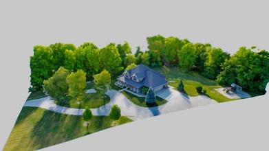 ländliche Haus - 3d-Modell ron waglerassoc f609005 gefangen pix4d verarbeitet mit recap photo Drohne phantom-4-pro Land-Haus 3d print model - Mito3D