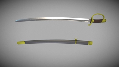 Rusça asker dama kılıç örneklem 1881 indir Bedava 3d model sınıfım a317316 3d print model - Mito3D