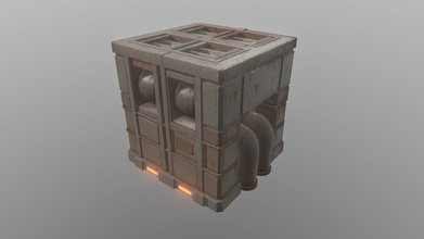 rusty cooling container - buy royalty free 3d model bibarius e51855d 3d print model - Mito3D