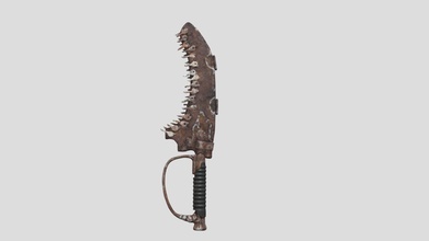 rusty weapon - 3d model godren dec1e09 3d print model - Mito3D