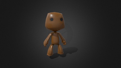 sackboy littlebigplanet - 3d model stevencl 8337122 character game appears playstation all-stars battle royale made brown knitted wool also many games such bioshock franchise mash-up pack minecraft etc educational purpose only all credits belongs creator & founder 3d print model - Mito3D