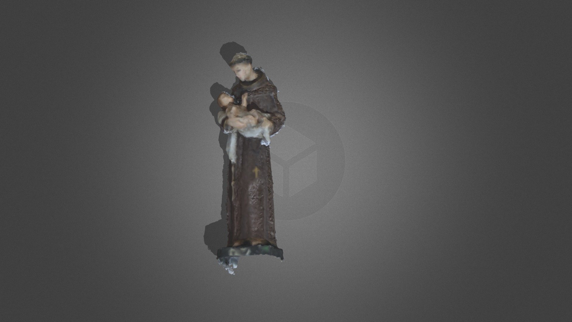 sant'antonio - modello 3d fernandobrites 19fdbf7 piccola statua portoghese sacerdote francescano 3D print model - Mito3D