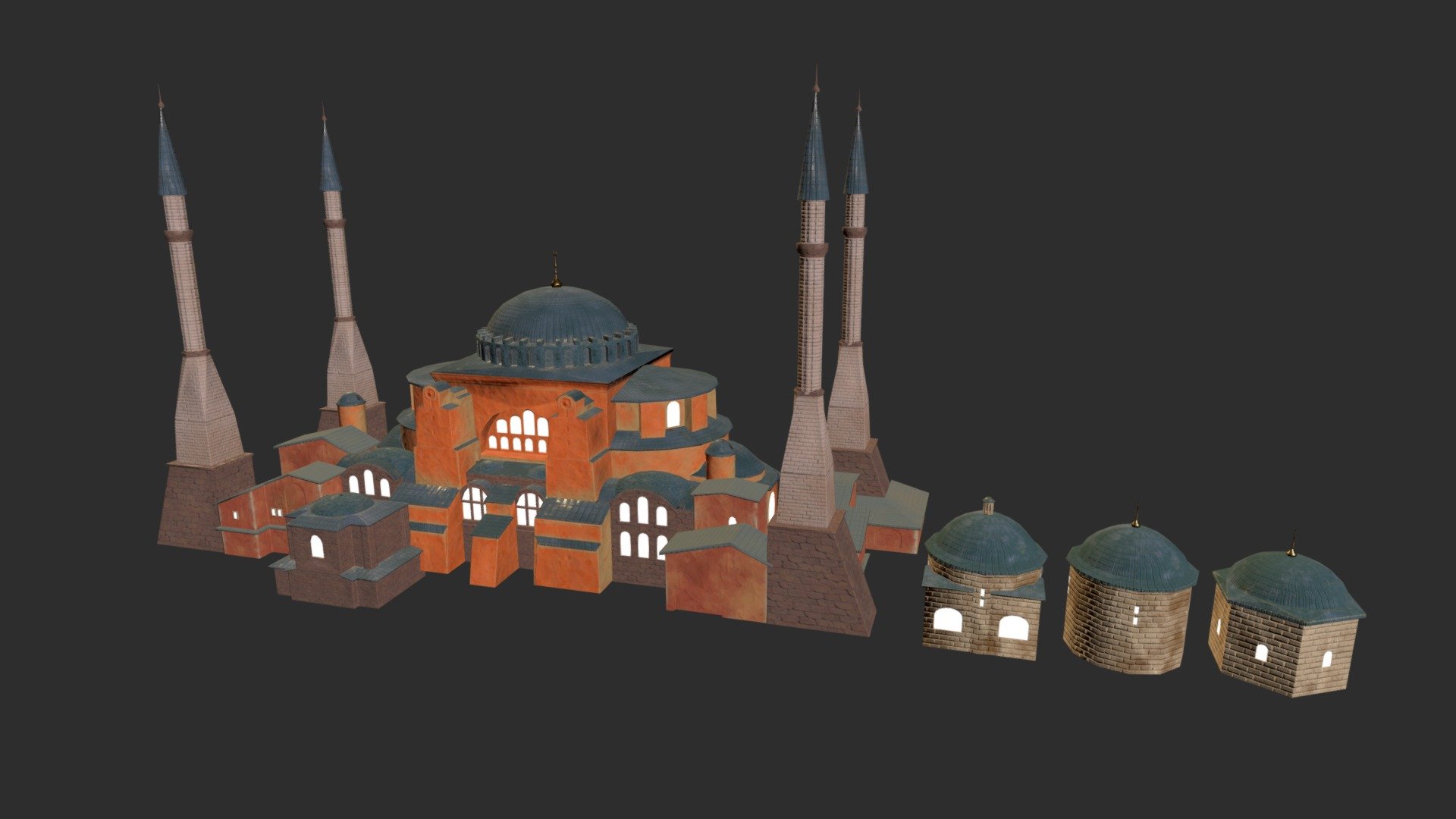 saint sophia istanbul - 3d model comete manonchaumettemc 932b1be 3D print model - Mito3D