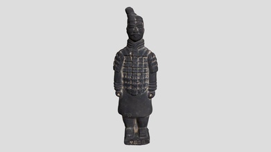 samurai figurine head - 3d model richardwals 0a8f45c 3d print model - Mito3D