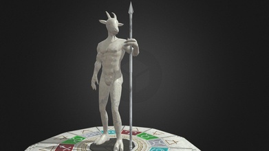 satyr statue - 3d model librahades c71f3ac 3d print model - Mito3D