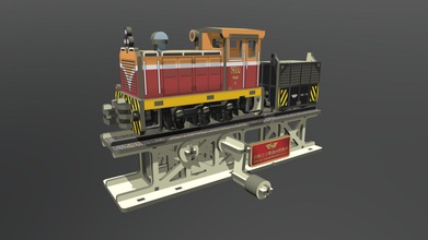 sc-005 hitachi locomotive - 3d model chun-weichen 91730b8 taiwan sugar corporation 822 diesel simulation 3d print model - Mito3D