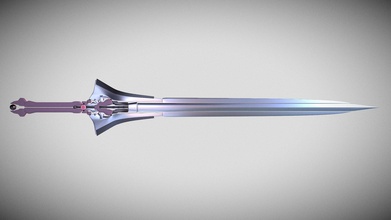 sc-fi sword - buy royalty free 3d model janed3d b62bef5 3d print model - Mito3D