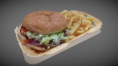 scanné Burger Télécharger libre 3d modèle étincelle muammaryacoob 20f4b8b 3d print model - Mito3D