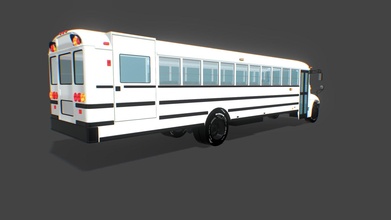 école autobus updated lift 3d modèle lime media bae2025 3d print model - Mito3D