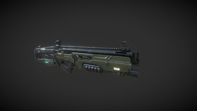 ficção científica assalto rifle baixar livre 3d modelo medoell 9fcfabb 3d print model - Mito3D