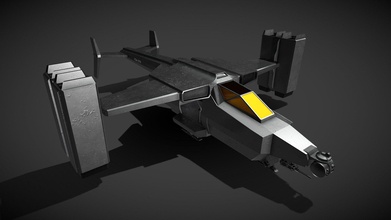 sci-fi tedarik - satın royalty free 3d model j jacobd24 4a708bc özel gunship maya madde ressam yaptı tam 4 saat sürdü 3d print model - Mito3D