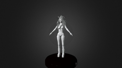 sci-fi girl - 3d model nika r drugsyfox 5bdbad5 gril my school project 3d print model - Mito3D