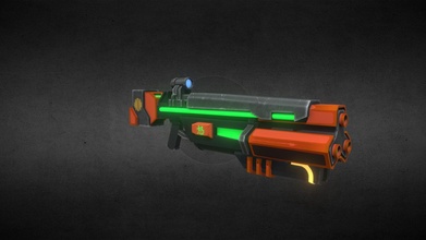 sci fi pistola Scarica gratuito 3d modello kyebaker 102e95b 3d print model - Mito3D